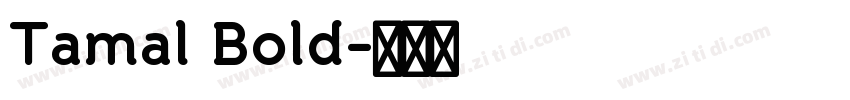Tamal Bold字体转换